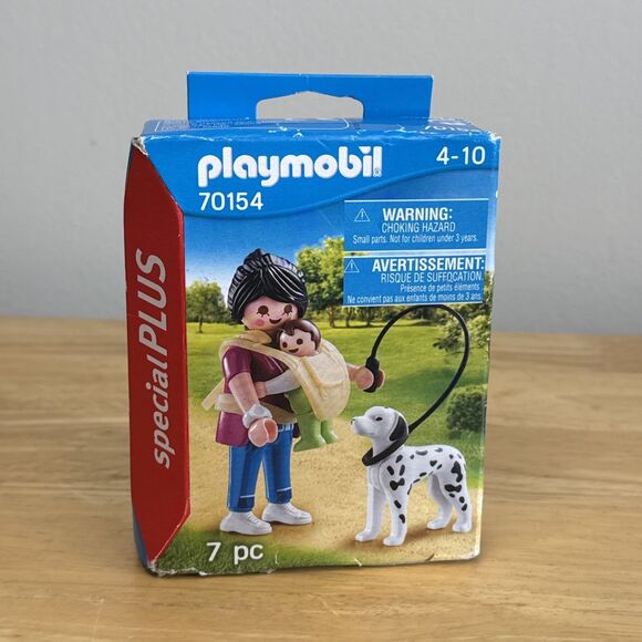 Other - Playmobil  Special PLUS 70154 NEW Mother with Baby and Dog